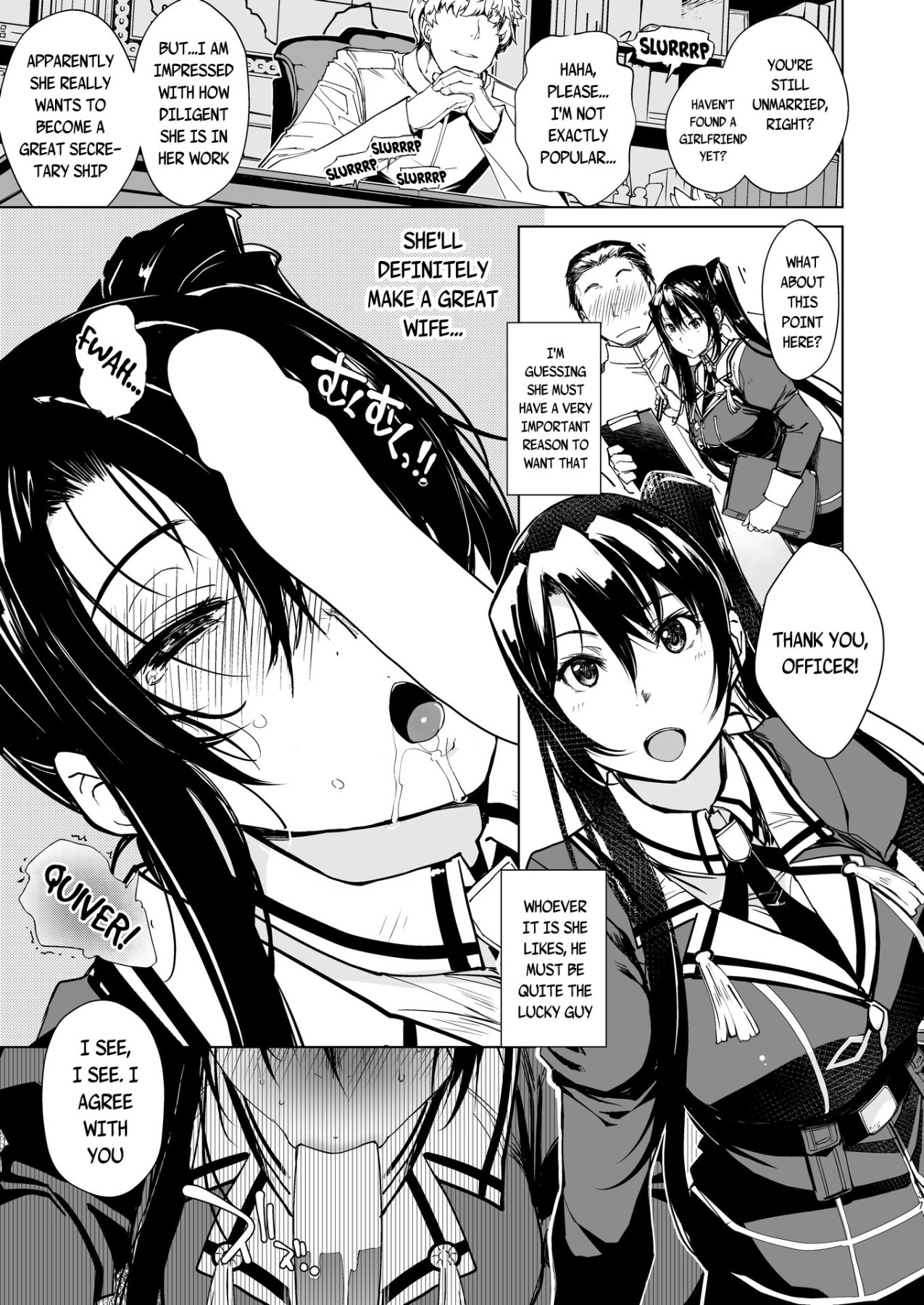 Hentai Manga Comic-Report of the Secretary Kashima 3-Read-36